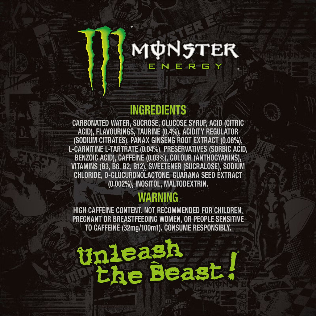 Monster Energy (original) 500 ml (12pk)